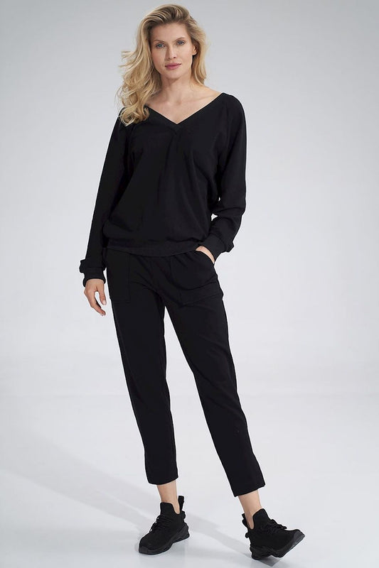   Bluza Damska Model M799 Black - Figl 