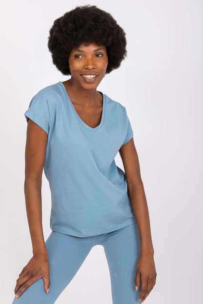   T-shirt Damski Model AP-TS-A-004 Light Blue - BFG 