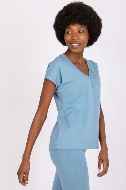   T-shirt Damski Model AP-TS-A-004 Light Blue - BFG 