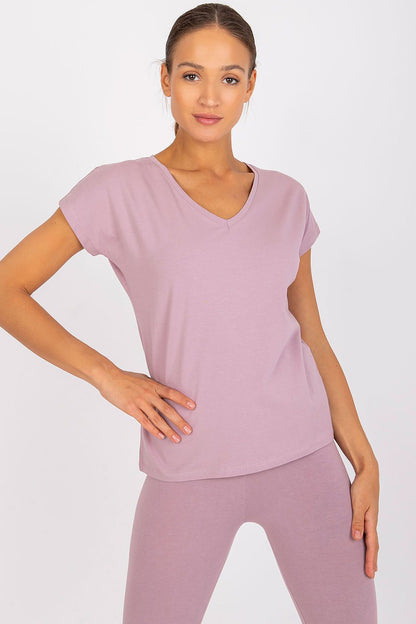  T-shirt Damski Model AP-TS-A-004 Dark Pink - BFG 