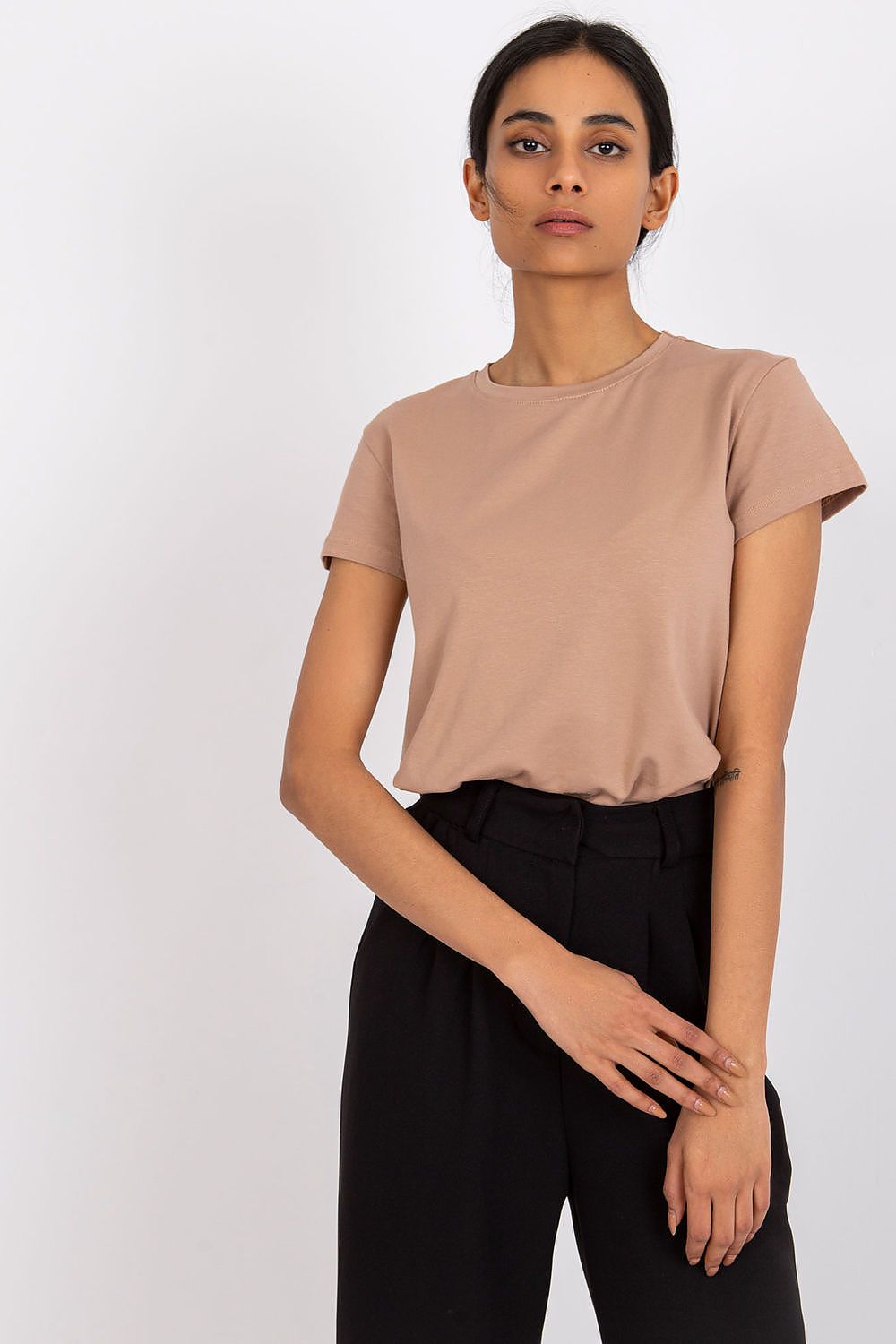   T-shirt Damski Model RV-TS-4623.71 Camel - BFG 