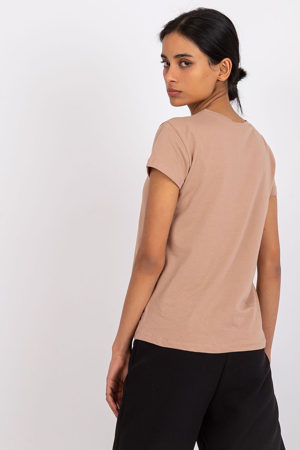   T-shirt Damski Model RV-TS-4623.71 Camel - BFG 