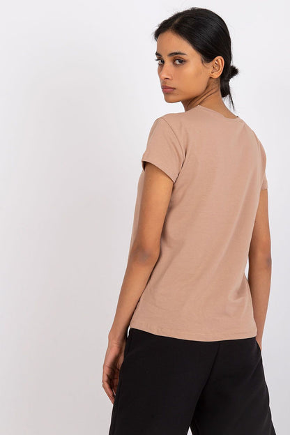   T-shirt Damski Model RV-TS-4623.71 Camel - BFG 