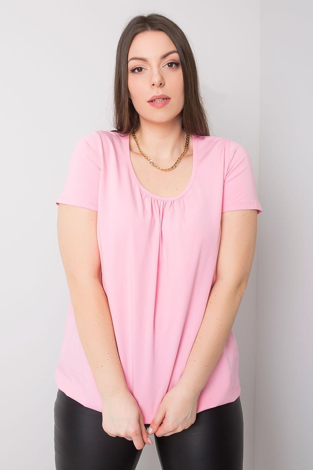   T-shirt Damski Model RV-TS-6320.85P Pink - BFG 