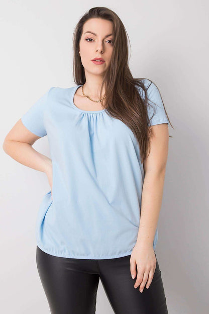   T-shirt Damski Model RV-TS-6320.85P Light Blue - BFG 