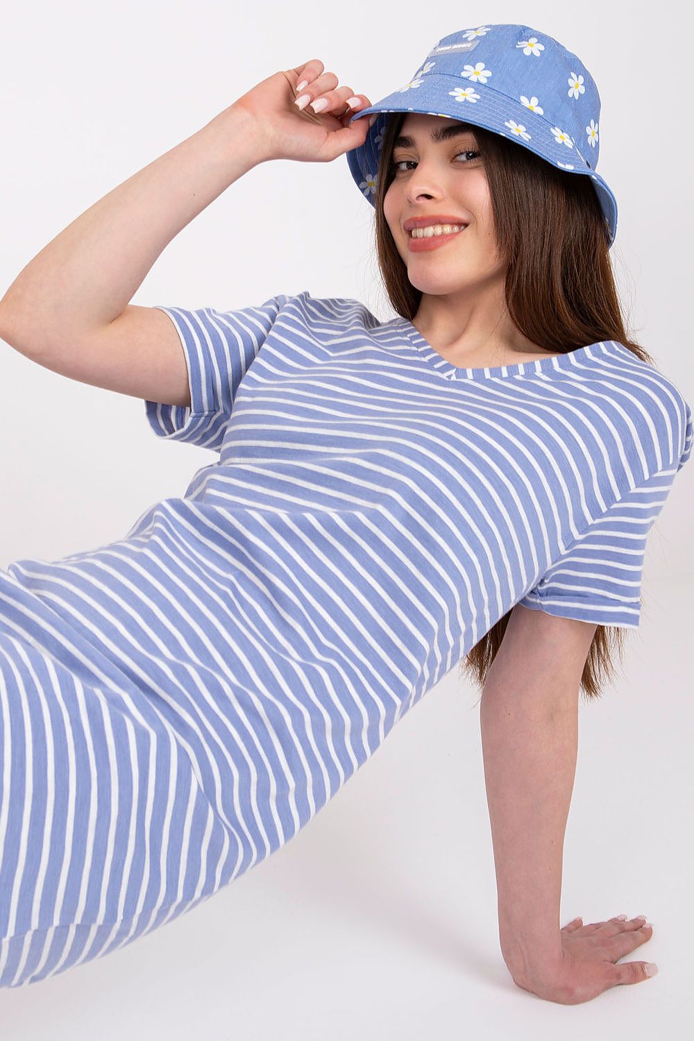  Sukienka Model D16054M30315A White/Blue - Stitch&Soul 