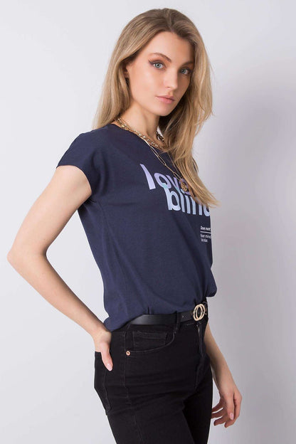   T-shirt Damski Model D1552Z02042A Navy - Stitch&Soul 