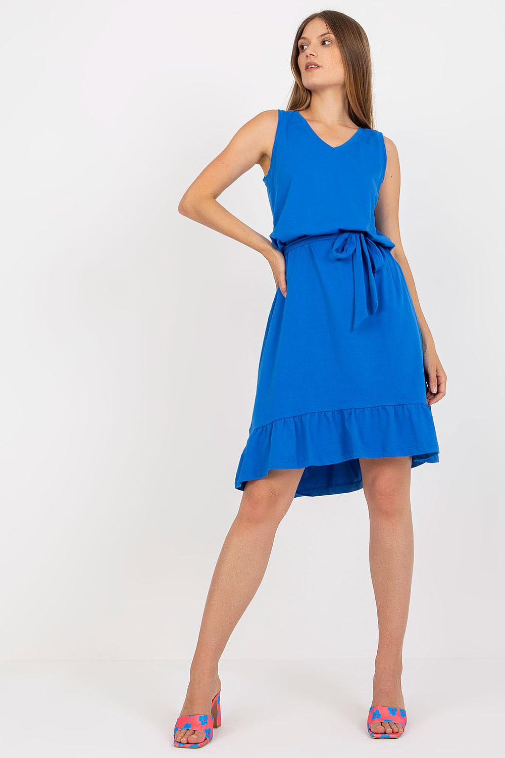  Sukienka Model RV-SK-8049.64 Dark Blue - Rue Paris 