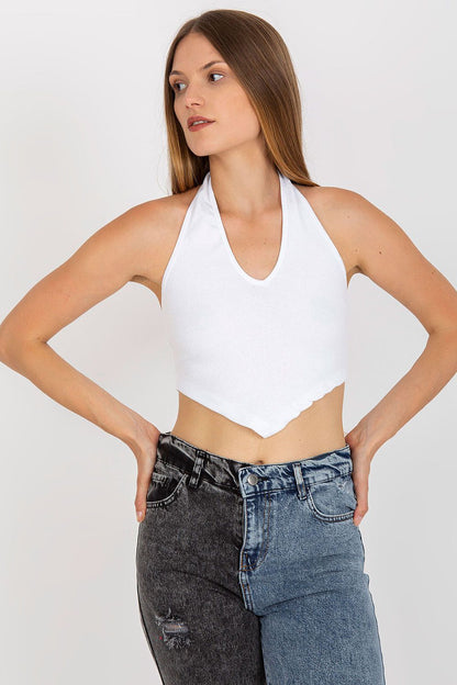  Koszulka Top Model RV-TP-8012.18 White - Rue Paris 