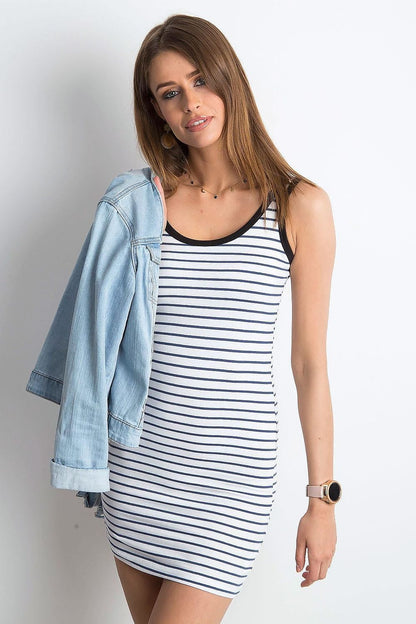  Sukienka Model YP-SK-wmu0537-3.94P White/Blue - Yups 