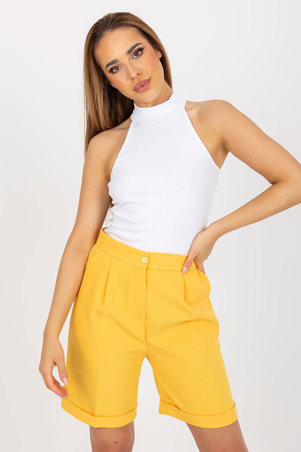  Koszulka Top Model RV-TP-8009.16 White - Rue Paris 