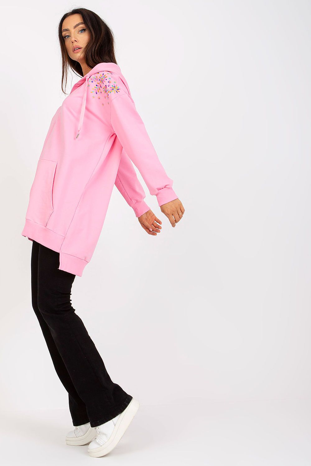   Bluza Damska Model RV-BL-8057.53 Pink - Rue Paris 