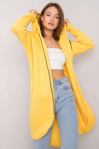   Bluza Damska Model RV-BL-4858-1.99P Yellow - Rue Paris 
