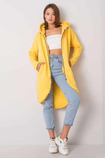   Bluza Damska Model RV-BL-4858-1.99P Yellow - Rue Paris 
