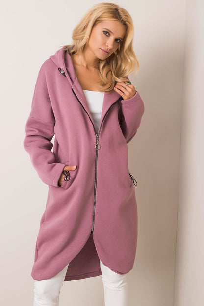   Bluza Damska Model RV-BL-4858-1.99P Dark Pink - Rue Paris 