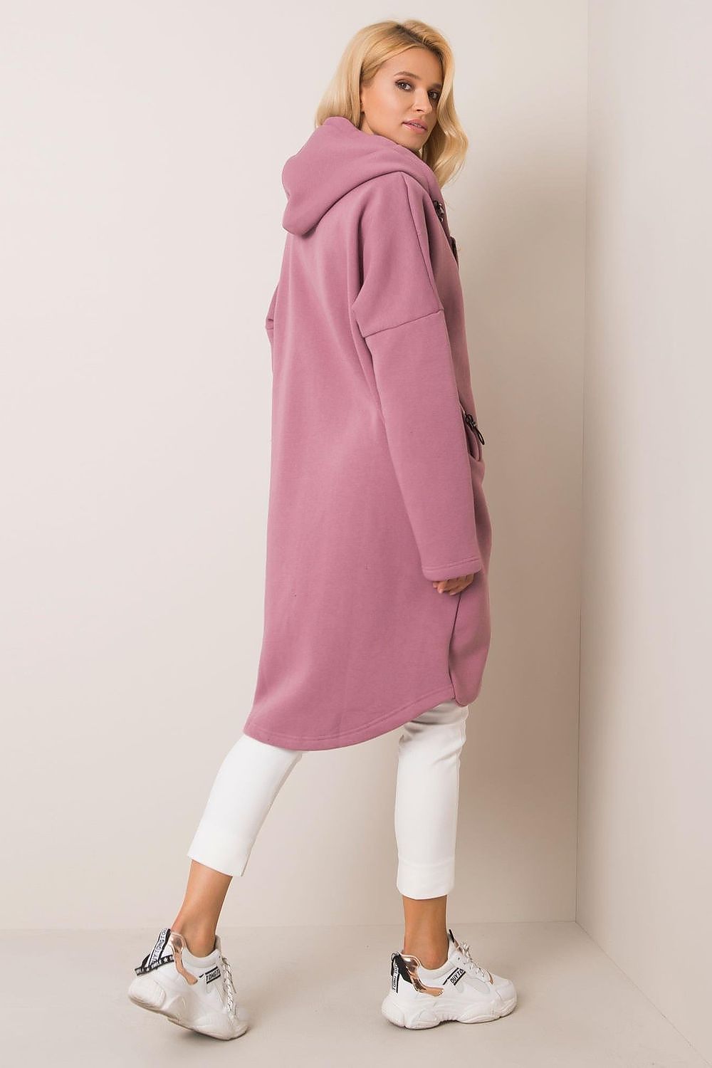   Bluza Damska Model RV-BL-4858-1.99P Dark Pink - Rue Paris 