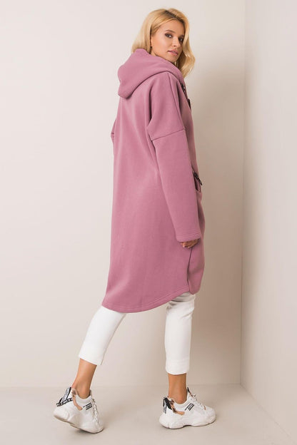   Bluza Damska Model RV-BL-4858-1.99P Dark Pink - Rue Paris 