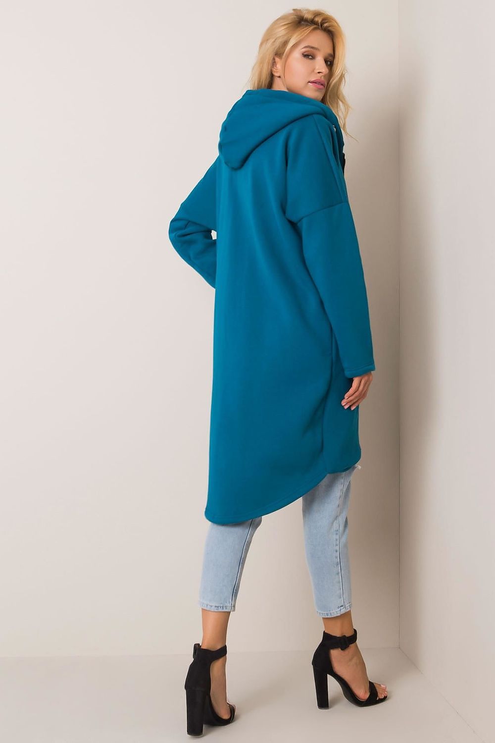   Bluza Damska Model RV-BL-4858-1.99P Morski - Rue Paris 