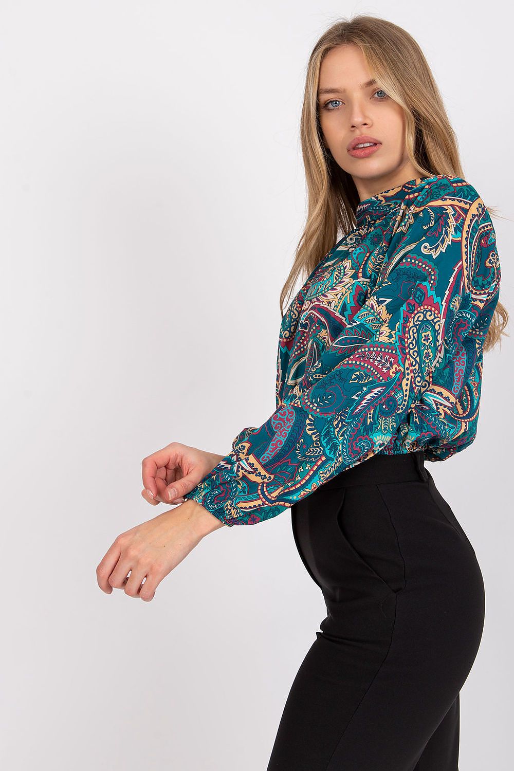   Bluzka Model DHJ-BZ-15170.39 Morski - Italy Moda 