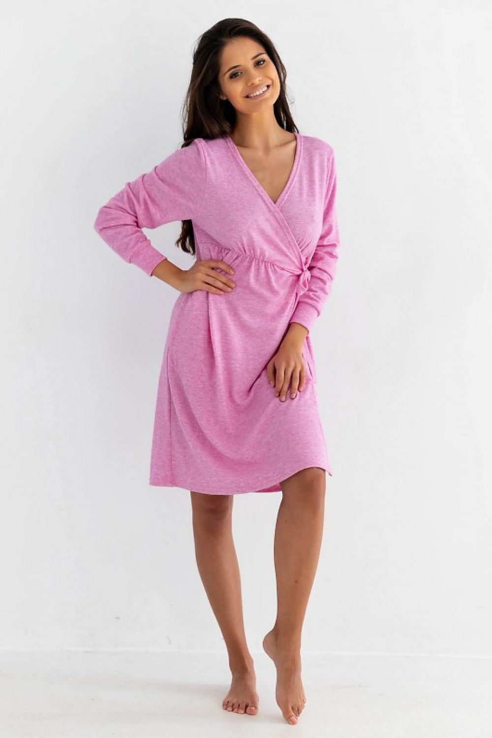 Szlafrok Damski Model Pinkey Pink - Sensis 