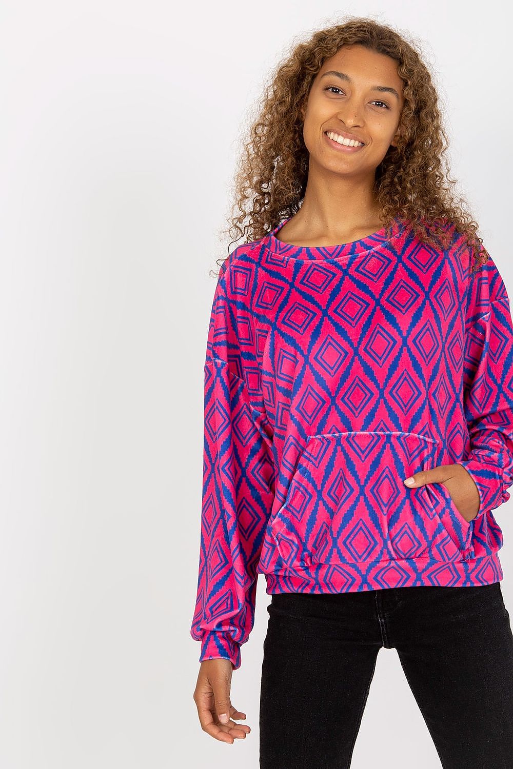   Bluza Damska Model RV-BL-8188.50 Pink - Rue Paris 