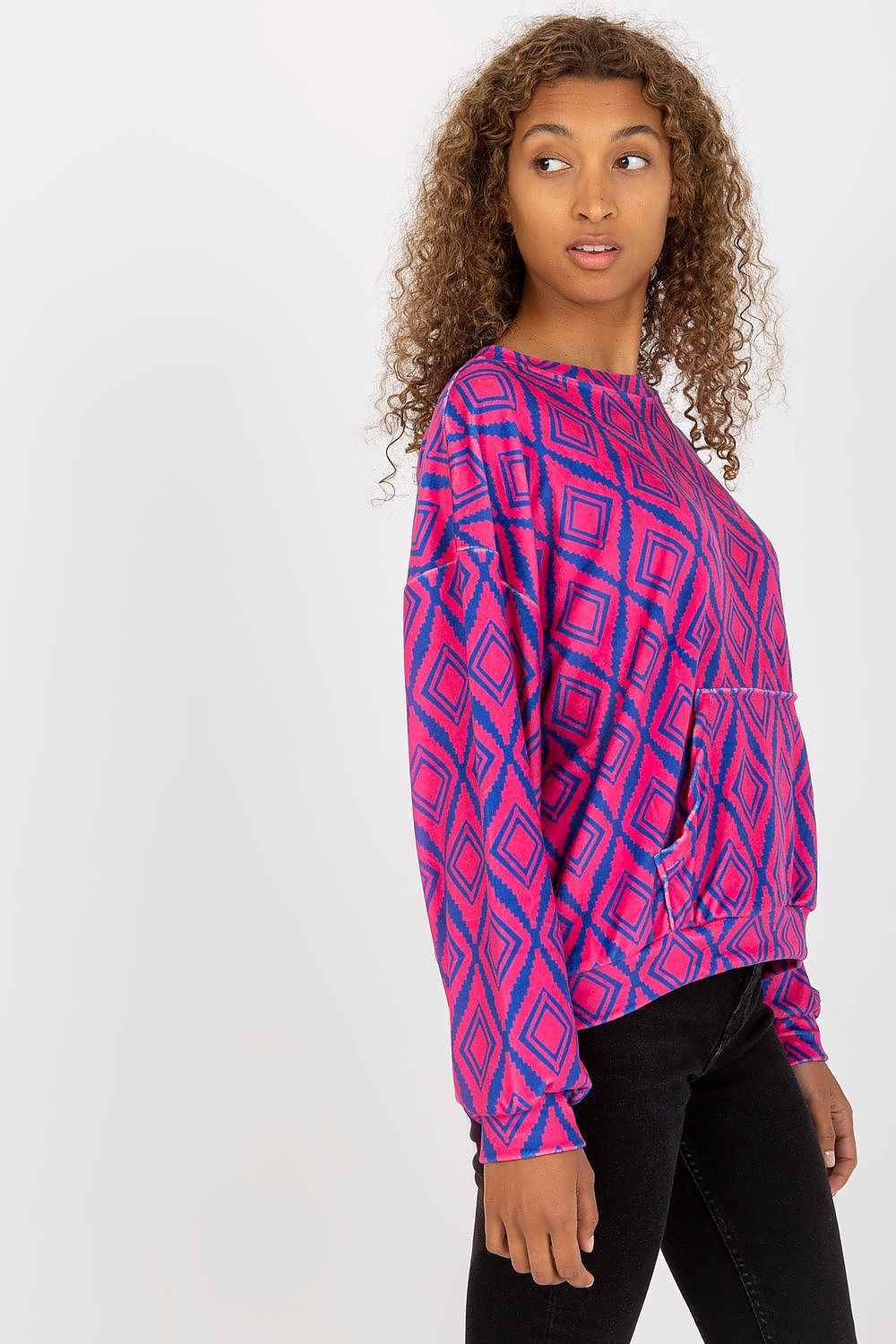   Bluza Damska Model RV-BL-8188.50 Pink - Rue Paris 
