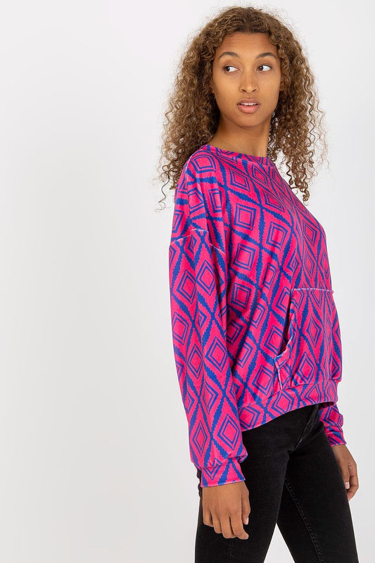   Bluza Damska Model RV-BL-8188.50 Pink - Rue Paris 
