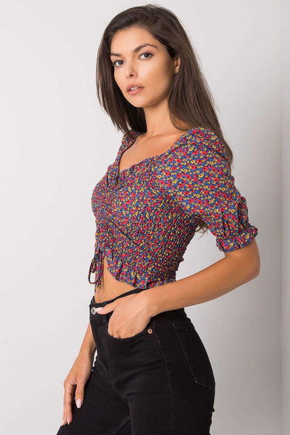   Bluzka Model RO-BZ-2516-8.28 Dark Blue - Rue Paris 