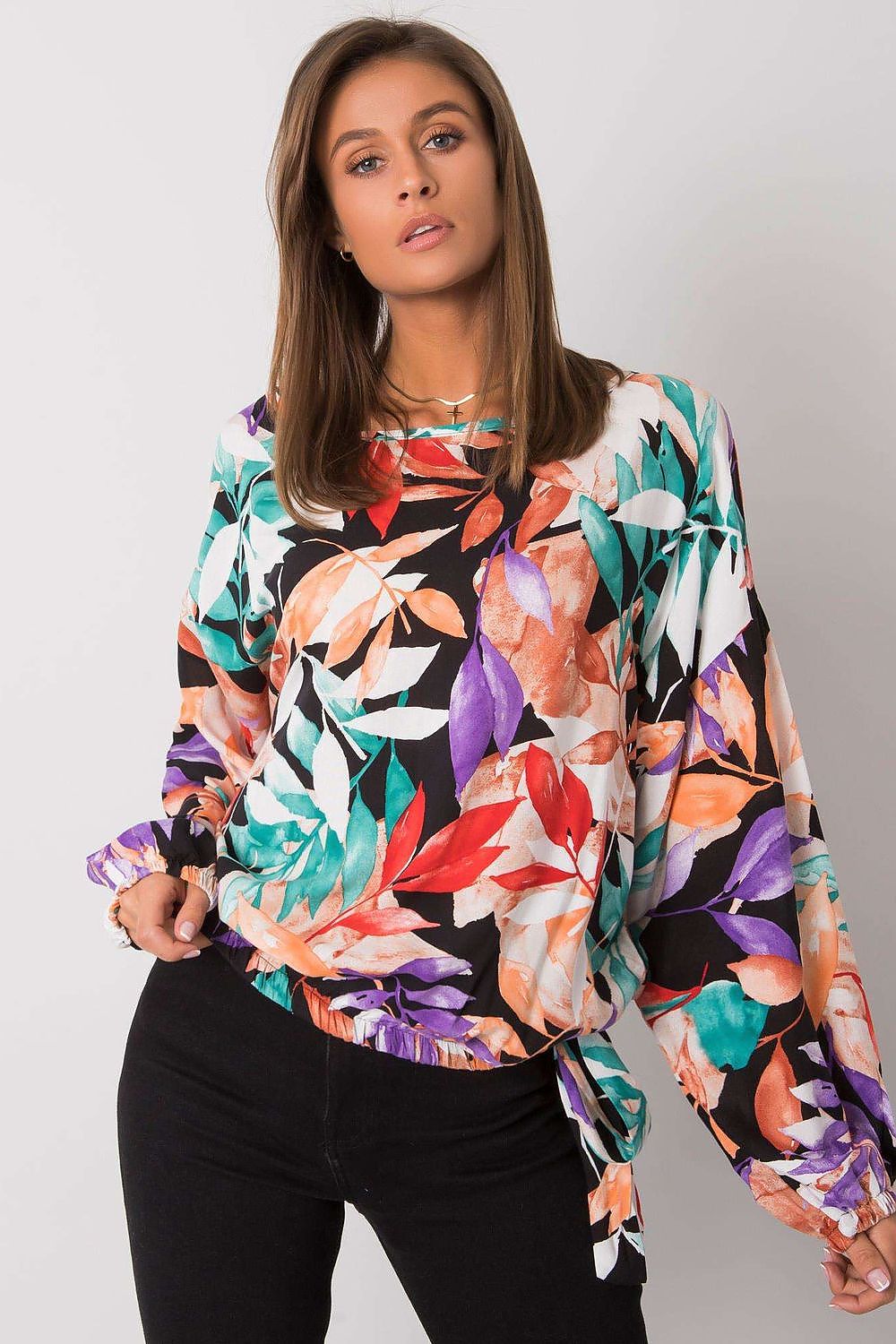   Bluzka Model EM-BZ-001N-4.75P Black - Ex Moda 