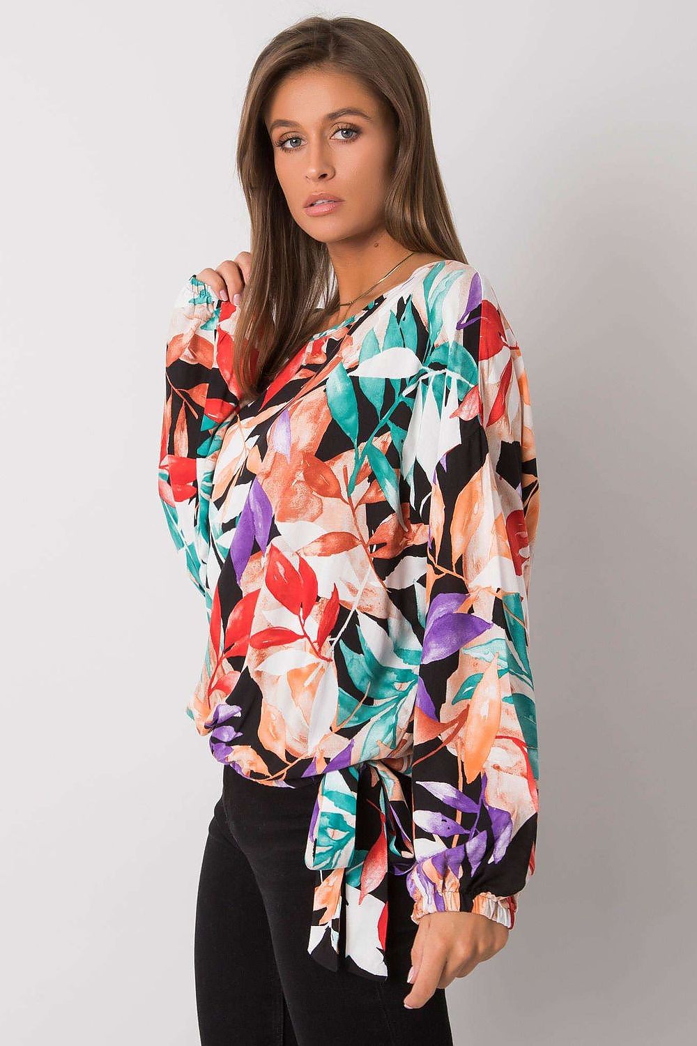   Bluzka Model EM-BZ-001N-4.75P Black - Ex Moda 