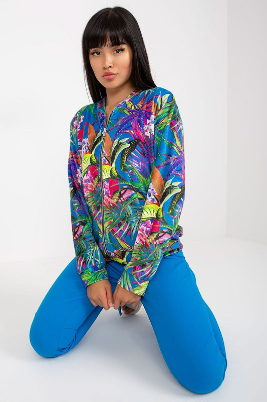   Bluza Damska Model RV-BL-8122.32 Dark Blue - Rue Paris 