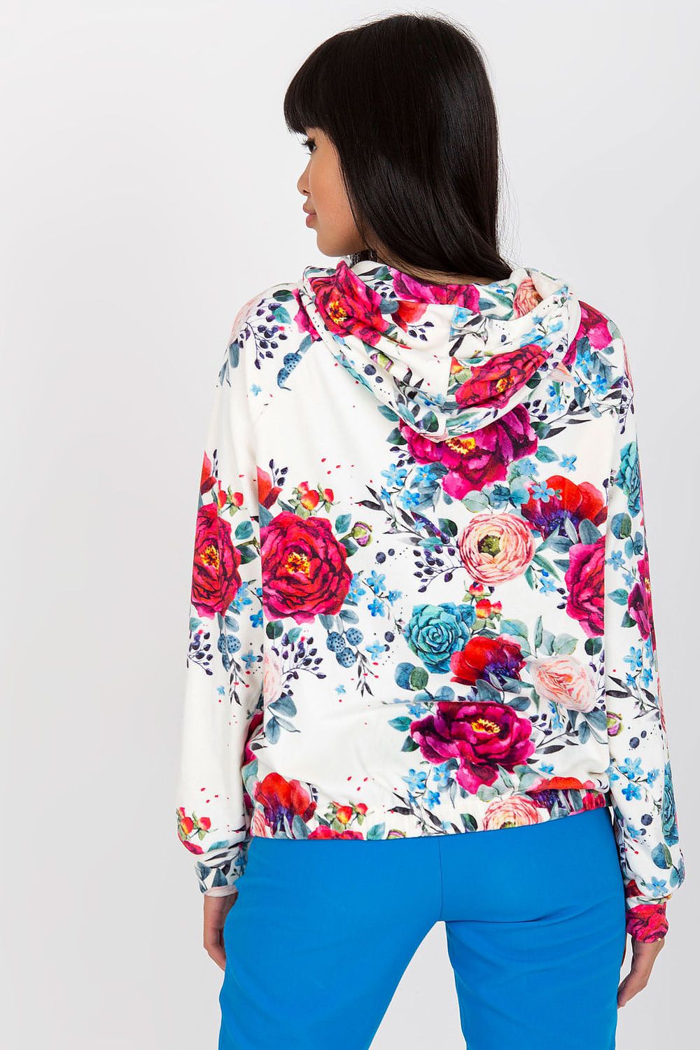   Bluza Damska Model RV-BL-8143.83P White/Red - Rue Paris 