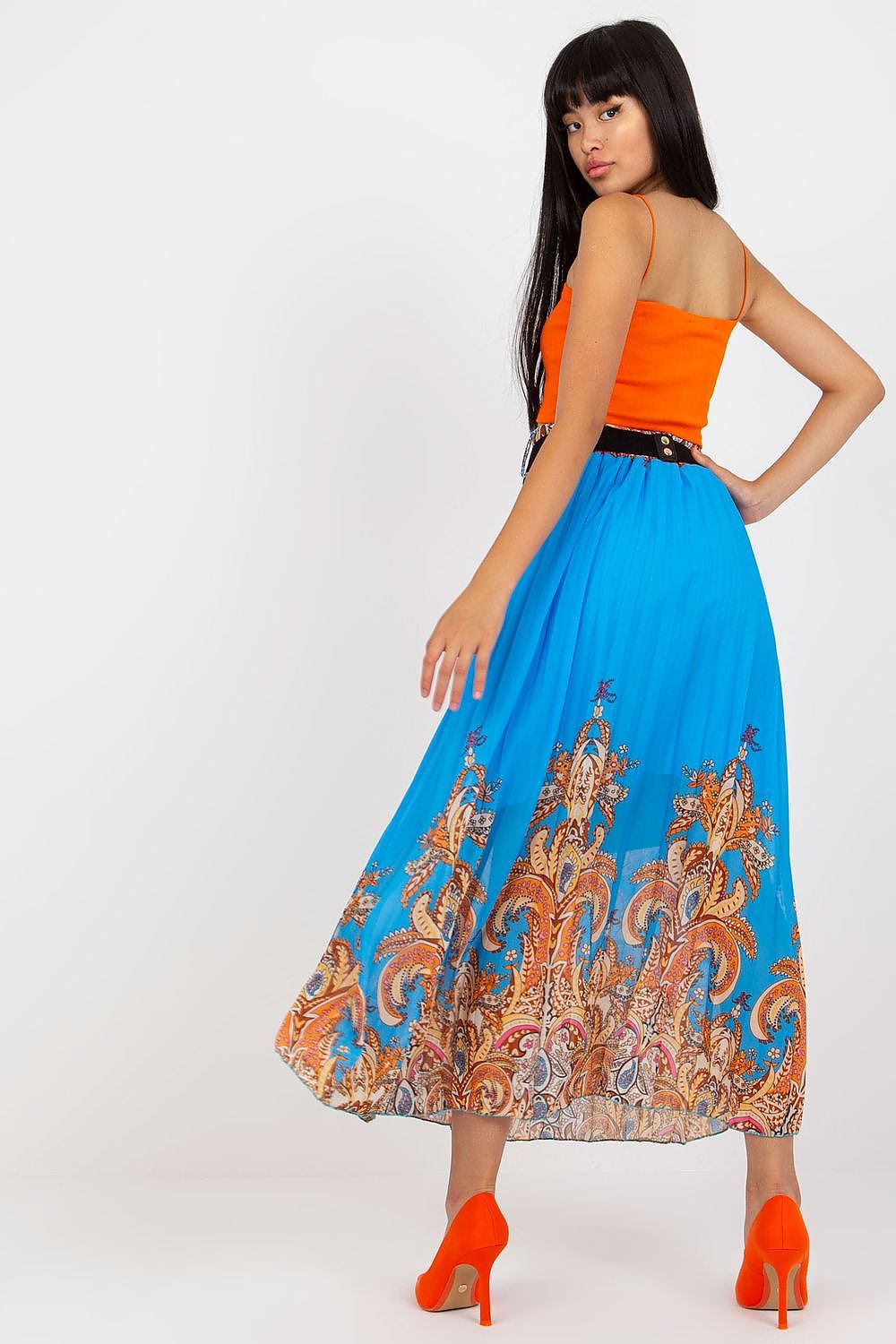  Spódnica Model DHJ-SD-10620B.43 Blue - Italy Moda 
