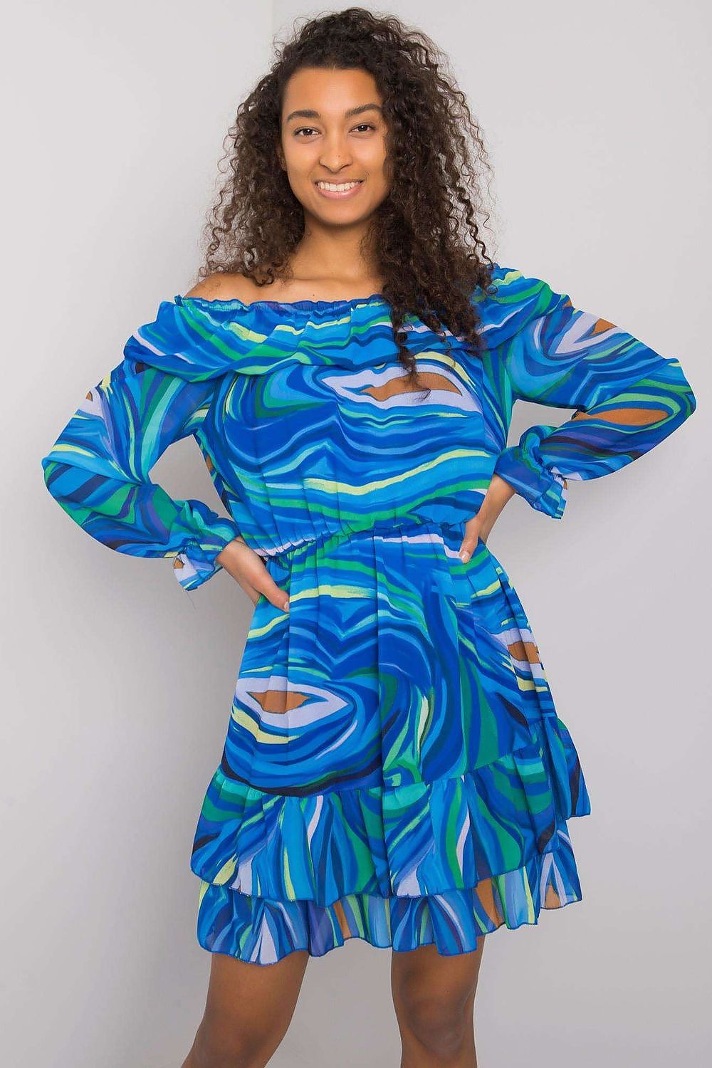  Sukienka Model DHJ-SK-15015-1.48P Dark Blue - Italy Moda 