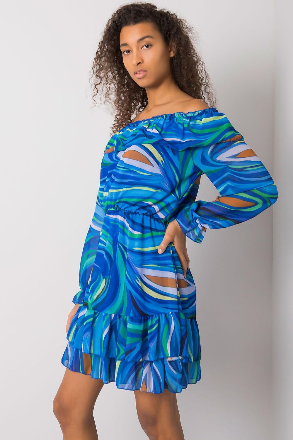  Sukienka Model DHJ-SK-15015-1.48P Dark Blue - Italy Moda 