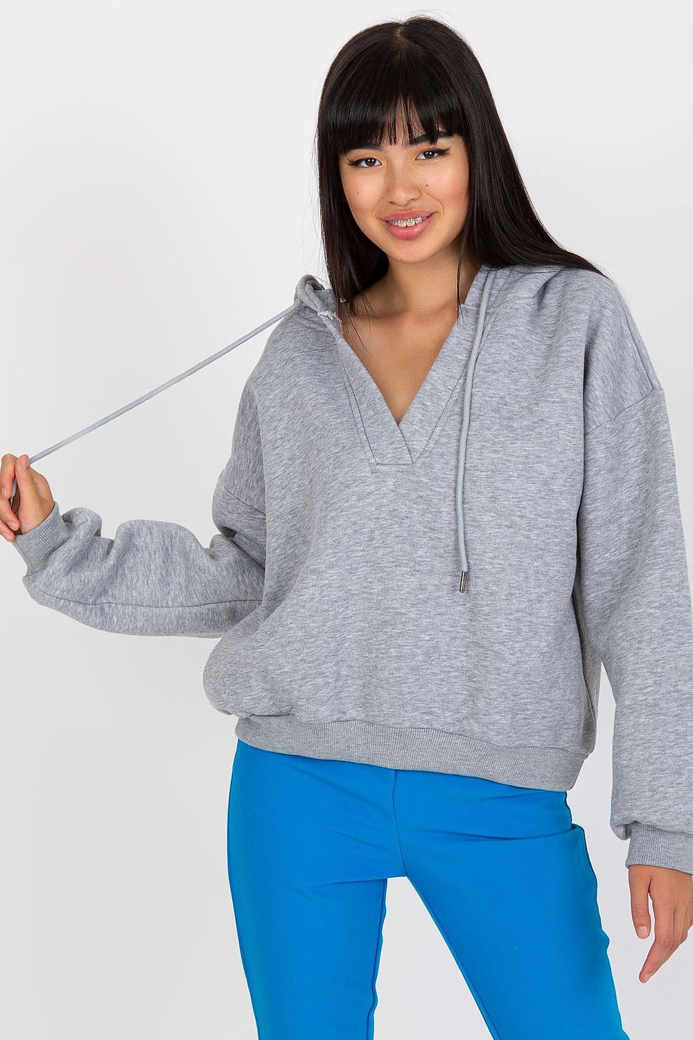   Bluza Damska Model RV-BL-7998.60P Grey - BFG 
