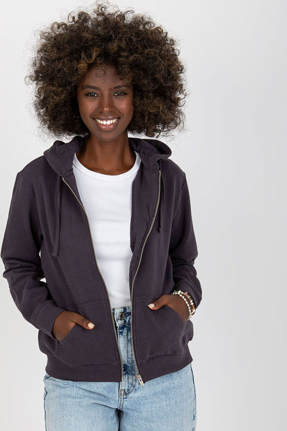   Bluza Damska Model B-002.10 Grafit - BFG 
