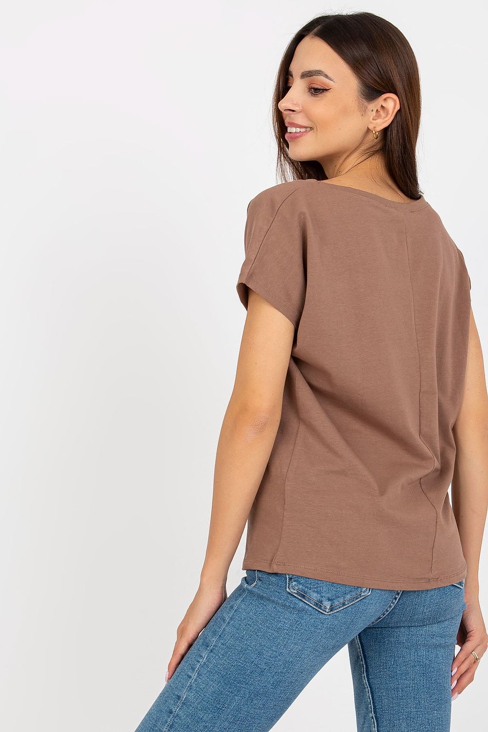   T-shirt Damski Model B-014.59 Brown - BFG 