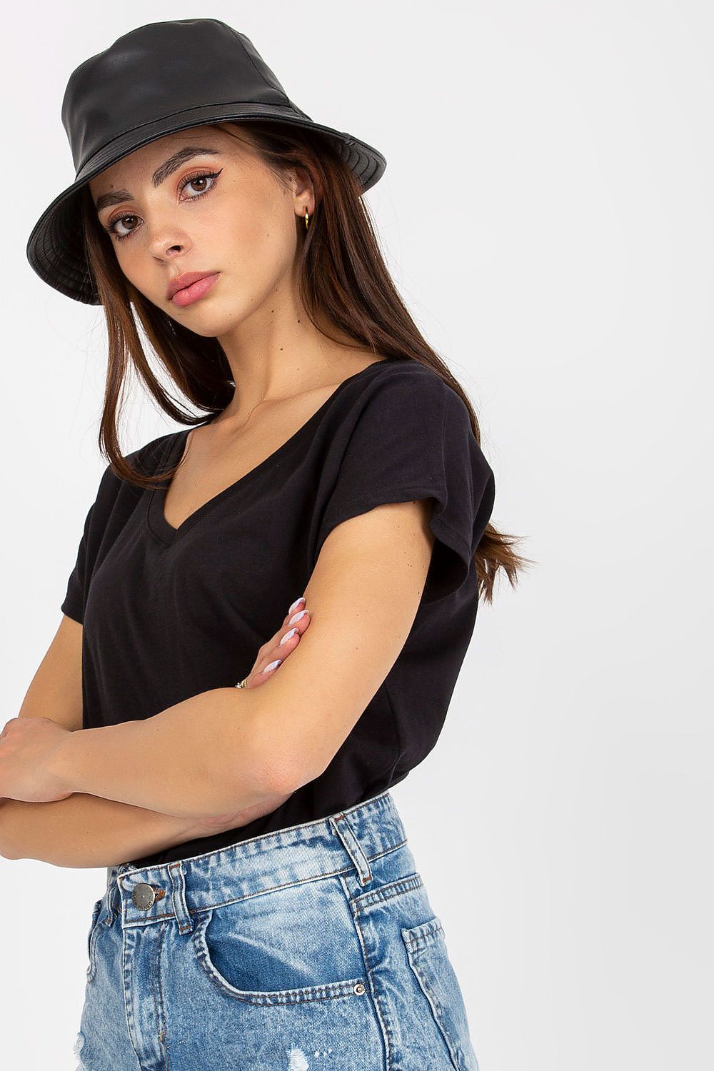   T-shirt Damski Model B-014.34 Black - BFG 