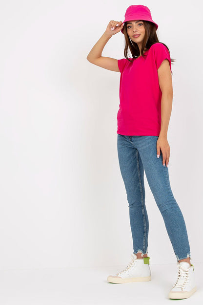   T-shirt Damski Model B-014.56P Fuksja - BFG 