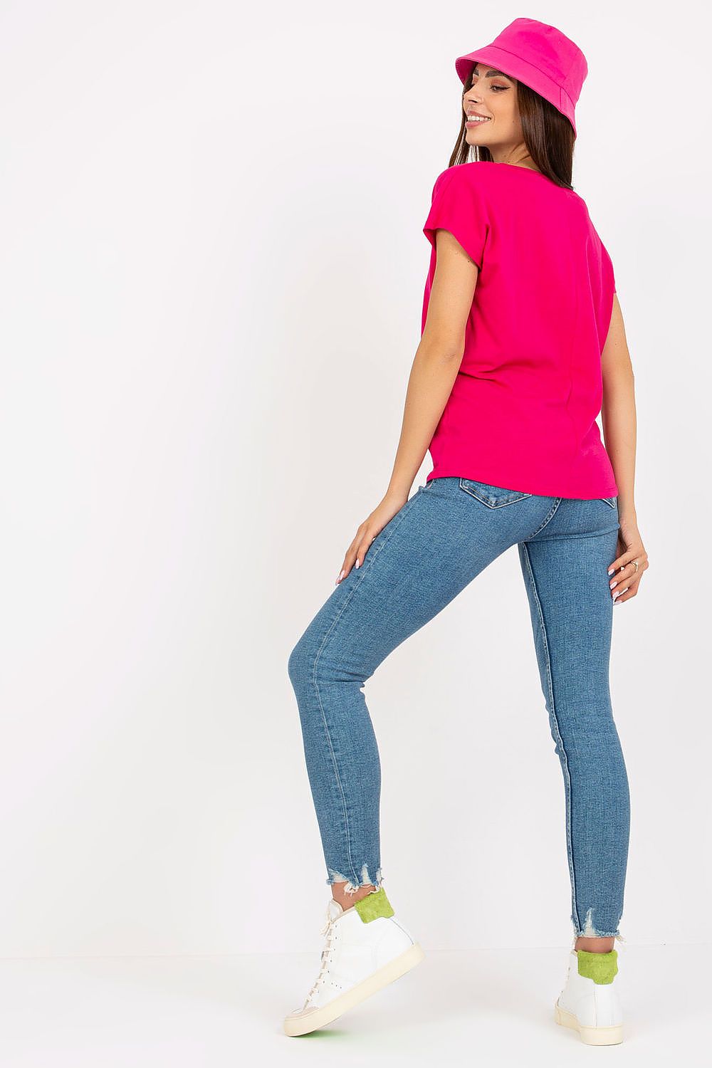   T-shirt Damski Model B-014.56P Fuksja - BFG 