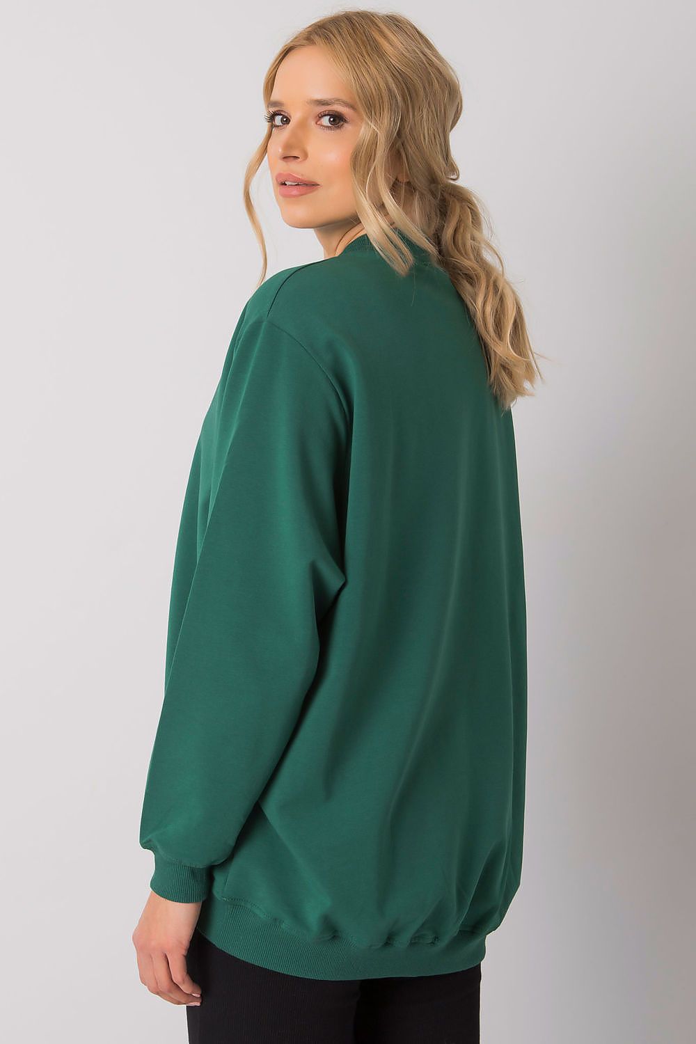   Bluza Damska Model RV-BL-5185.90P Dark Green - BFG 