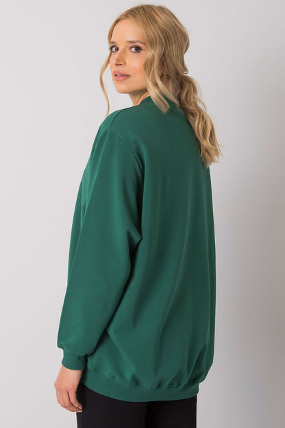   Bluza Damska Model RV-BL-5185.90P Dark Green - BFG 