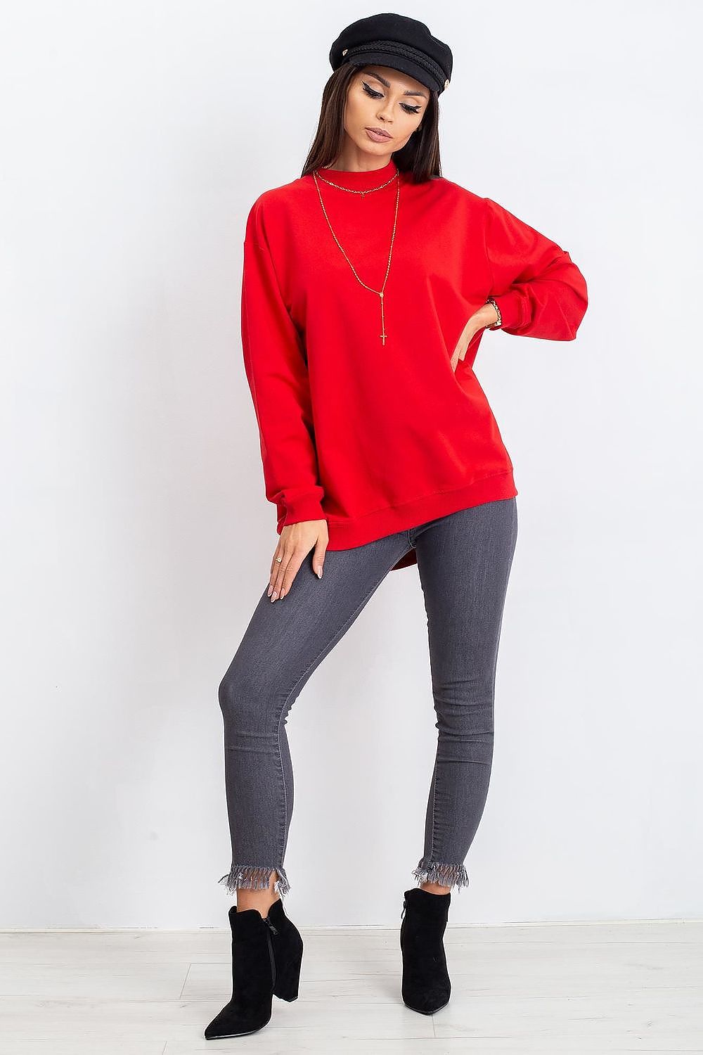   Bluza Damska Model RV-BL-5185.81P Red - BFG 