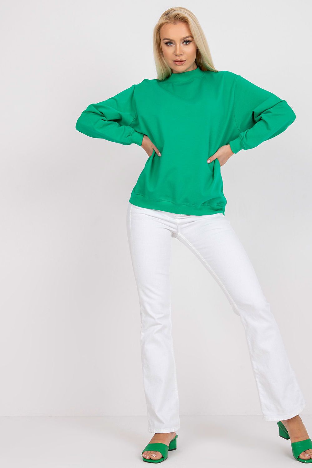   Bluza Damska Model RV-BL-5185.73P Green - BFG 