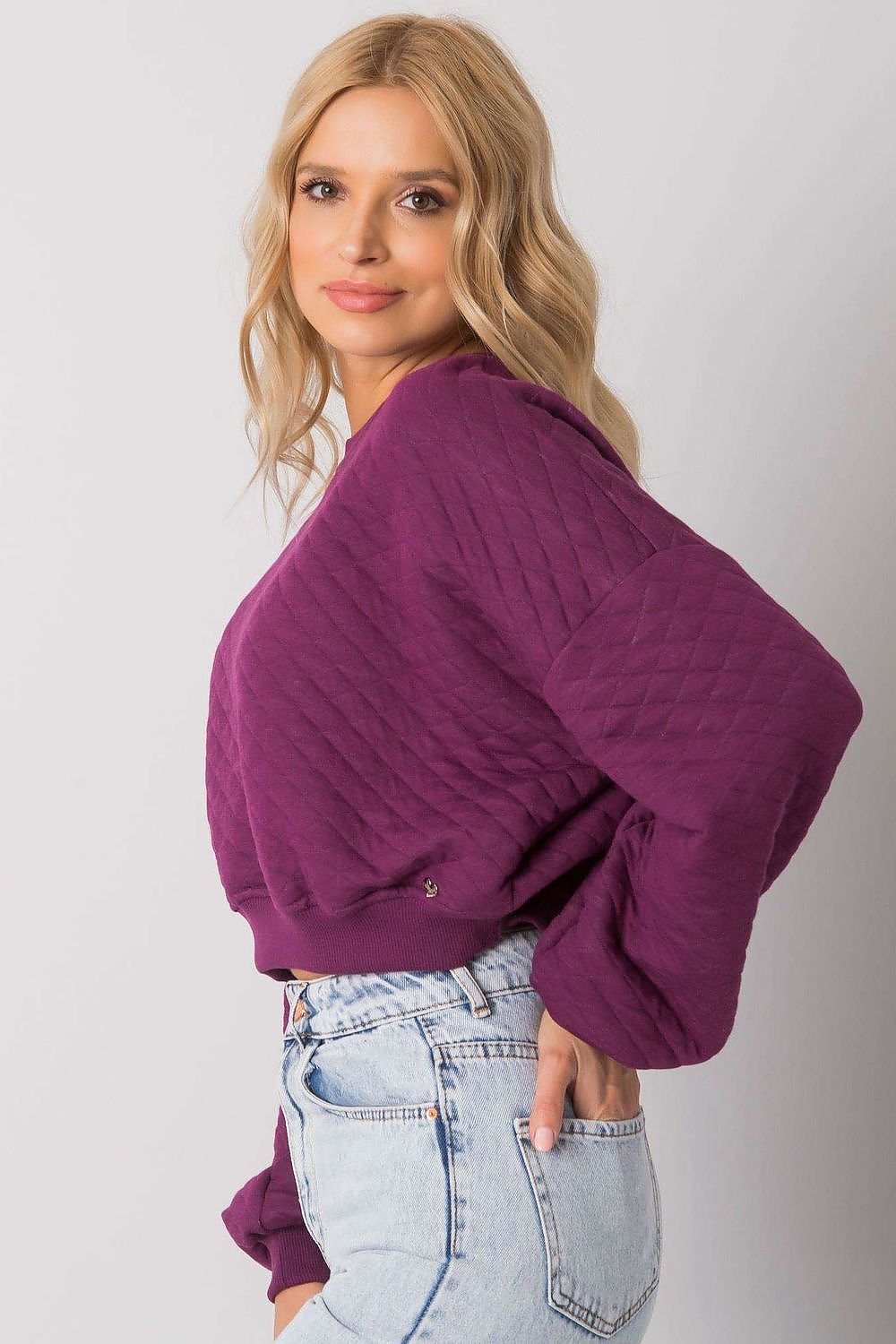   Bluza Damska Model RV-BL-7450.64 Dark Violet - BFG 