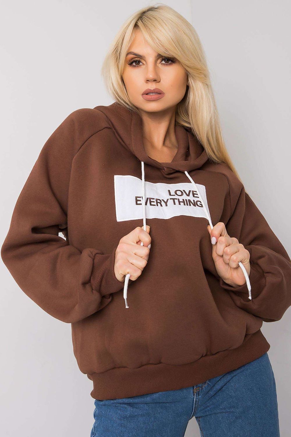   Bluza Damska Model EM-BL-651/2.41X Dark Brown - Ex Moda 