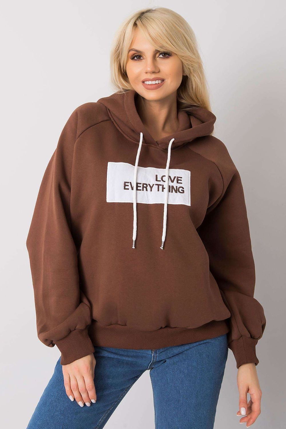   Bluza Damska Model EM-BL-651/2.41X Dark Brown - Ex Moda 