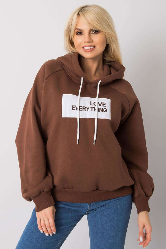   Bluza Damska Model EM-BL-651/2.41X Dark Brown - Ex Moda 