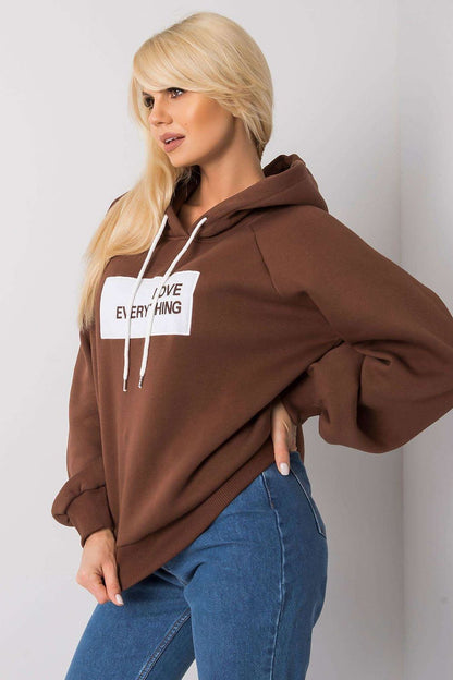   Bluza Damska Model EM-BL-651/2.41X Dark Brown - Ex Moda 